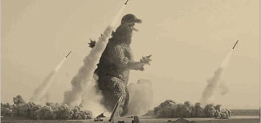 Where is a giant monster when you need one?