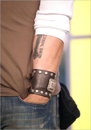 leather wristband