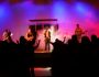 A group of teens worshiping God