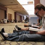 youth pastors sitting aroung with the Word