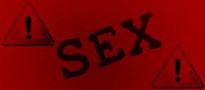 Red Warning Label for Sex Post